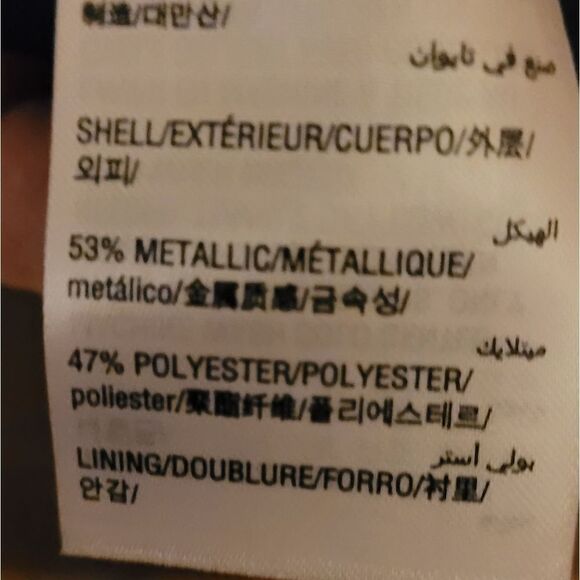 ALFANI METALLIC BELL SLEEVE TOP - Picture 5 of 6